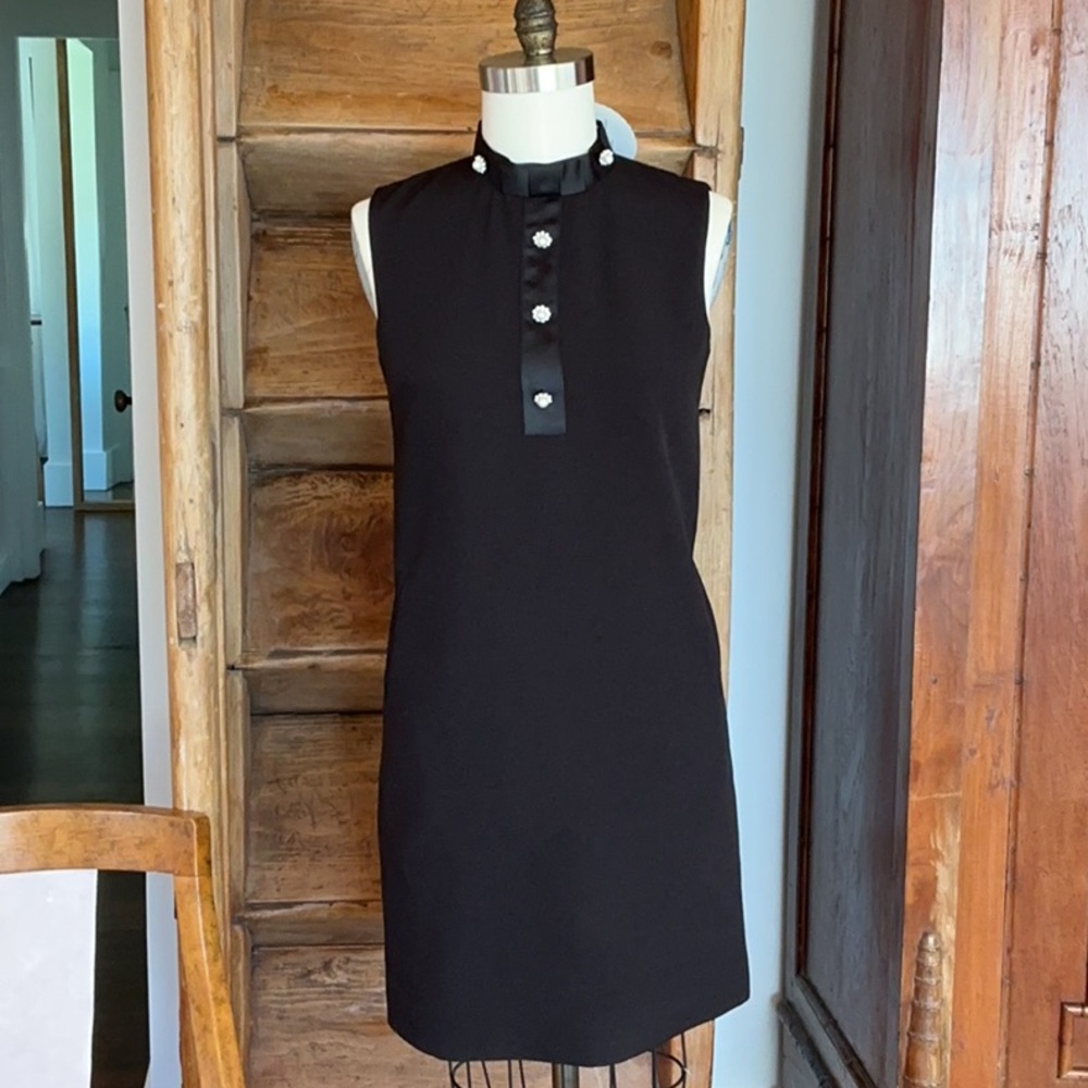 Blumarine Black Sheath Mini Dress for Cocktail Nights
